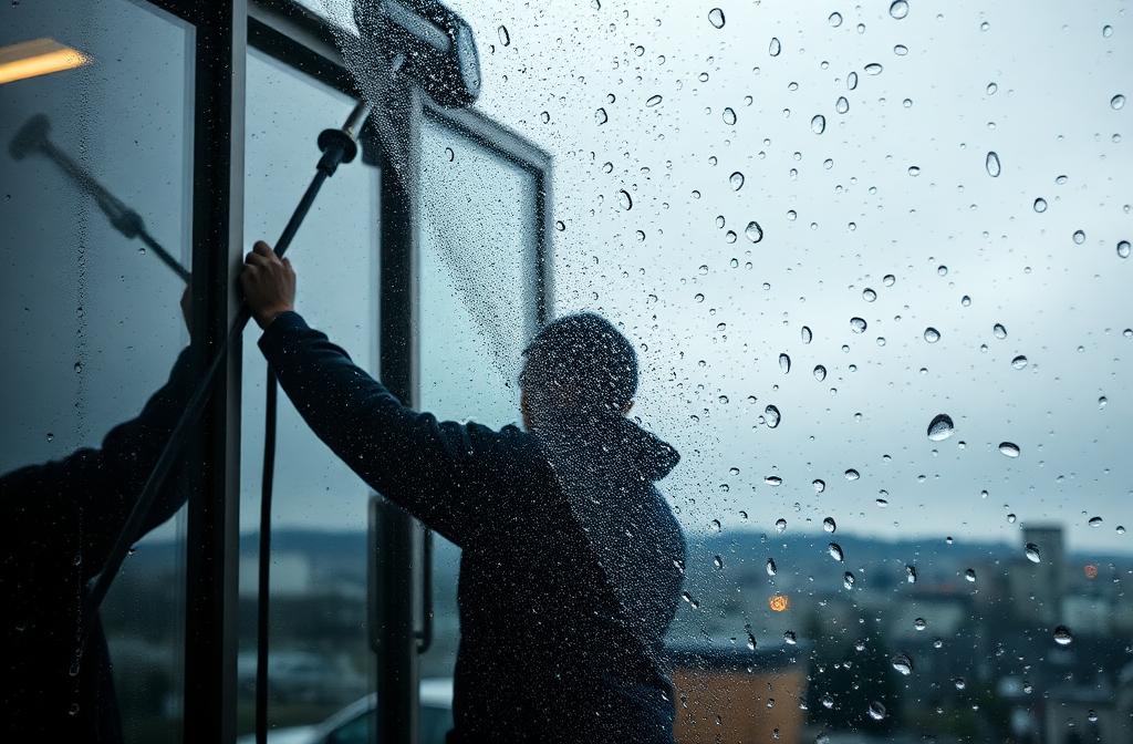 Clean Raining On Window Window Cleaning Redmond | Exterior Window Cleaning Seattle Area